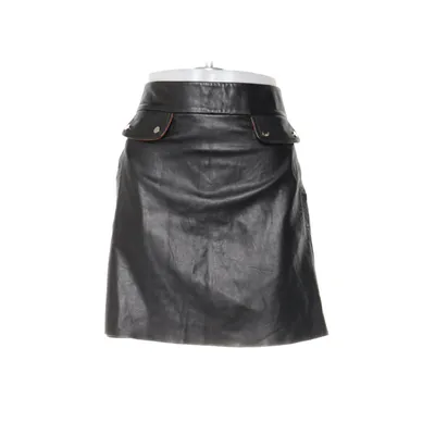 Leren rok (Zwart) van Zara Woman Leer