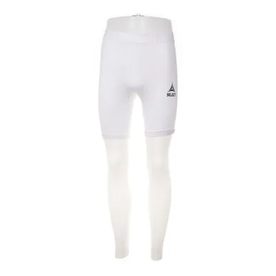 Compressieshorts (Wit) van Select Elastaan, Gerecycled polyester