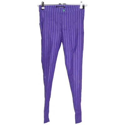 Kostuumbroek (Lila, Wit) van Suitmeister Polyester