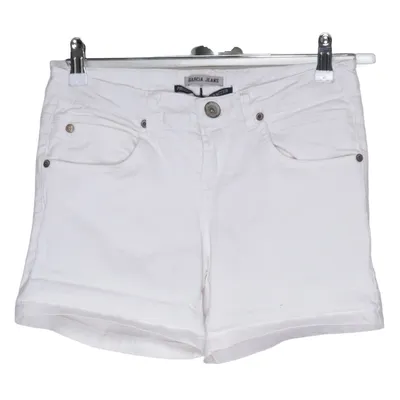 Short en jean (Blanc) de Garcia Jeans Coton, Élasthane