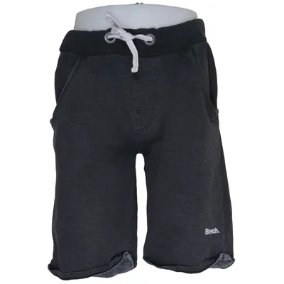 Short de jogging (Gris) de Bench Coton, Élasthane, Polyester