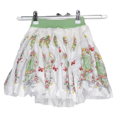 Jupe (Blanc, Vert, Multicolore) de Monnalisa Coton, Polyamide