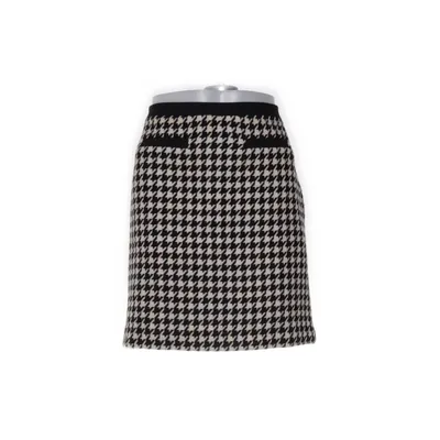 Kjol (Svart, Vit) från Hallhuber Polyester, Ull