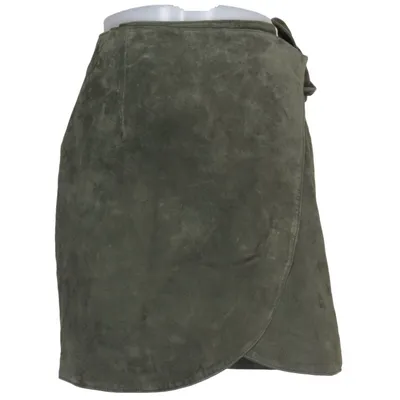 Wickelrock (Anida) von Never Denim Polyester, Wildleder