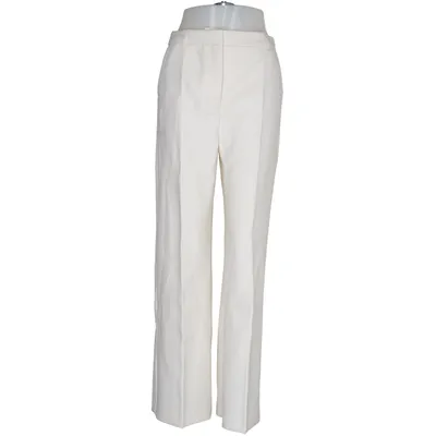 Kostymbyxor (Vit) från Sézane Elastan, Återvunnen polyester, Viskos, Ull