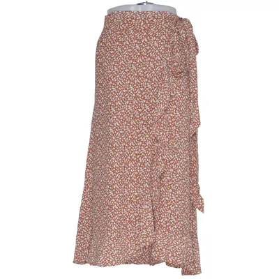 Wrap skirt (Brown, White) from Boii Viscose