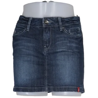 Jupe en jean (Bleu) de EDC by ESPRIT Coton, Élasthane
