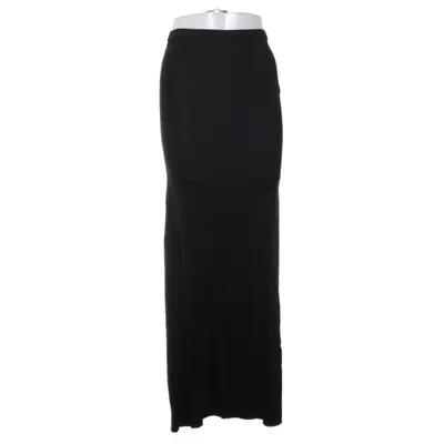Maxi nederdel (Sort) fra Nelly Elastan, Viscose