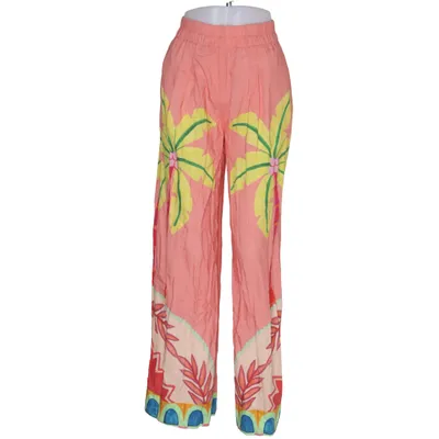 Palazzo pants (Pink, Multicolored) from Next Linen, Viscose