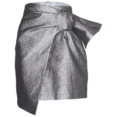 Rok (Zilver) van Icona Pop x Gina Tricot Metallvezel, Polyester