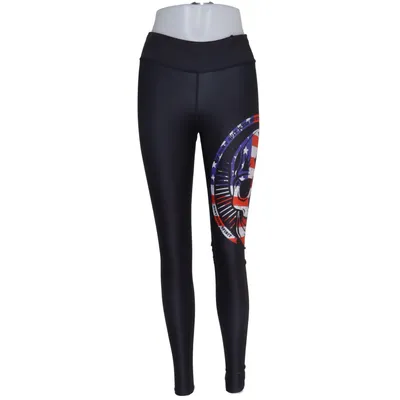 Sportleggings (Zwart, Meerkleurig) van Northern Spirit Elastaan, Polyamide