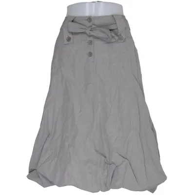 Skirt (Gray) from Gunilla Pontén Cotton, Metallic fiber, Polyamide