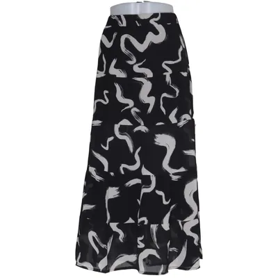 Långkjol (Svart, Vit) från MSCH Copenhagen Återvunnen polyester