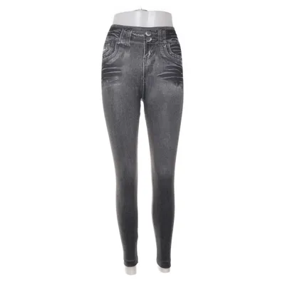 Leggings (Gray) from JeanEez Elastane, Polyester