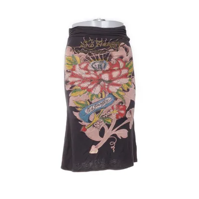 Kjol (Grå, Flerfärgad) från Ed Hardy Bomull