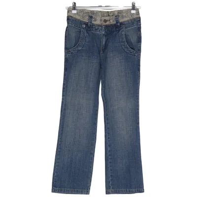 Jeans (Blue) from Hot & Spicy Cotton, Polyester