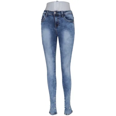 Jeans (Blå) fra Miss RJ Bomuld, Elastan, Polyester