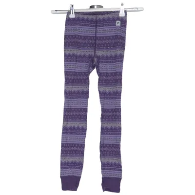 Caleçon long (Violet, Gris) de Polarn O. Pyret Laine de mouton