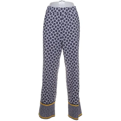 Palazzobyxor (Blå, Vit, Gul, Flerfärgad) från Lands' End Elastan, Polyester