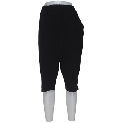 Driekwart broek (Zwart) van Feel Good Katoen, Elastaan