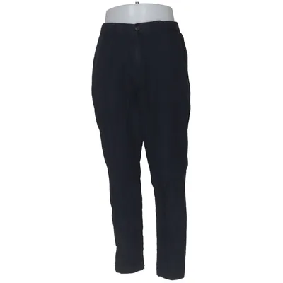 Chinos (Zwart) van Uniqlo Katoen, Elastaan, Linnen, Polyester