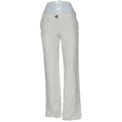 Pantalon (Beige) de Mango Casual Sportswear Coton, Lin, Polyester