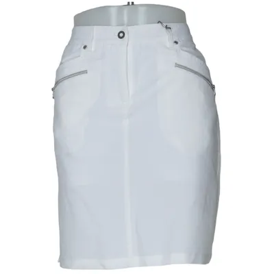 Skirt (White) from Backtee Elastane, Polyester