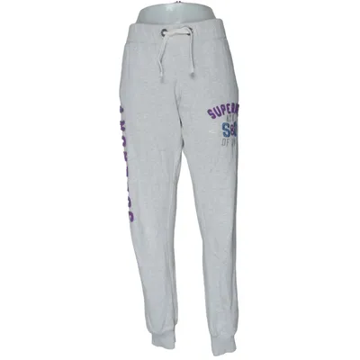 Sweatpants (Gray, Purple, Blue) from Superdry Vintage Cotton, Polyester