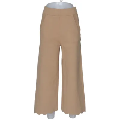 Pantalon patte d'éléphant (Beige) de Eric Bompard Cachemire, Coton, Élasthane