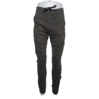 Cargo pants (Green, Black) from Takko Fashion Cotton, Elastane