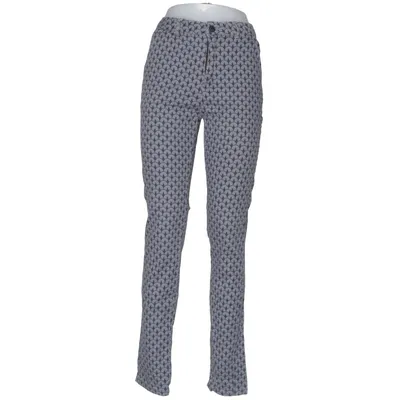Pantalon (Gris, Bleu) de Sarah John Coton, Élasthane
