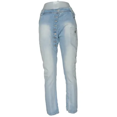 Jeans (Blå) från Mozzaar Bomull, Elastan