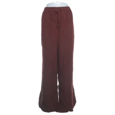 Palazzo broek (Rood, Bruin) van H&M Premium Quality Viscose, Linnen, Polyester
