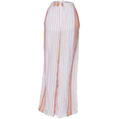 Palazzo pants (White, Multicolored) from Cotton Club Cotton, Metallic fiber, Viscose