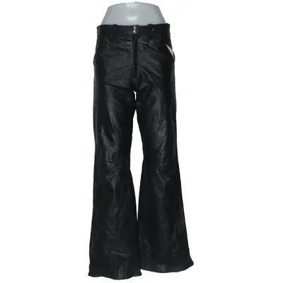 Leren broek (Zwart) van Gehama