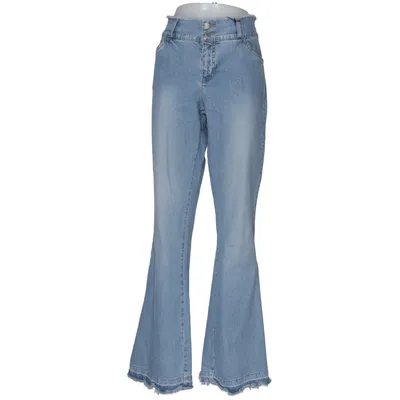 Jeans (Blå) fra Oui Bomuld, Polyester