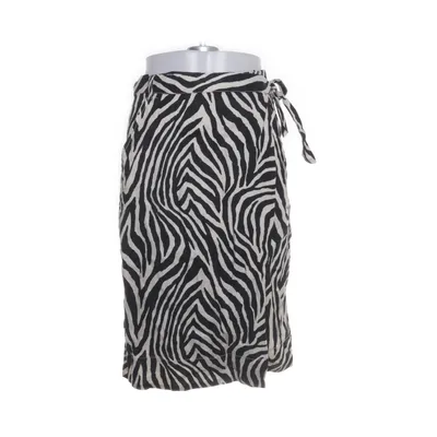 Wrap skirt (Black, White) from Oui Cotton, Linen