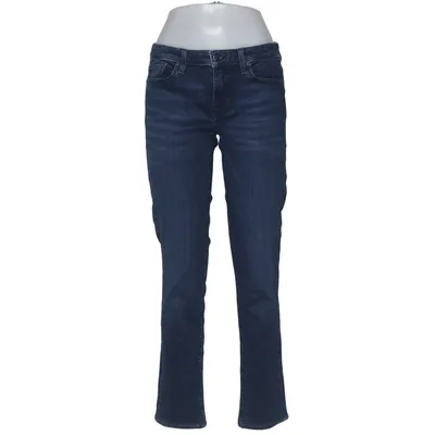 Spijkerbroek (Blauw) van 7 for All Mankind Katoen, Elastaan, Polyester