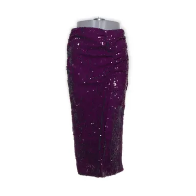Jupe (Violet) de Zara Élasthane, Polyester