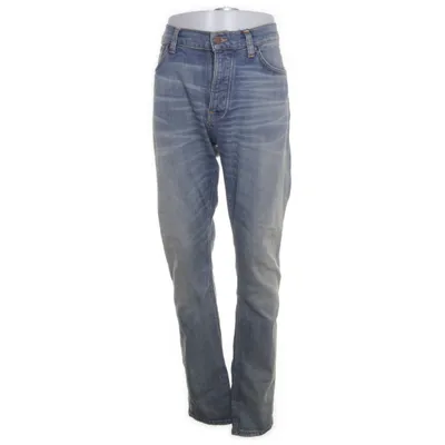 Spijkerbroek (Blauw) van Nudie Jeans Katoen, Elastaan