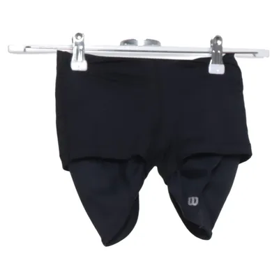 Short de sport (Noir) de Wilson Élasthane, Polyester