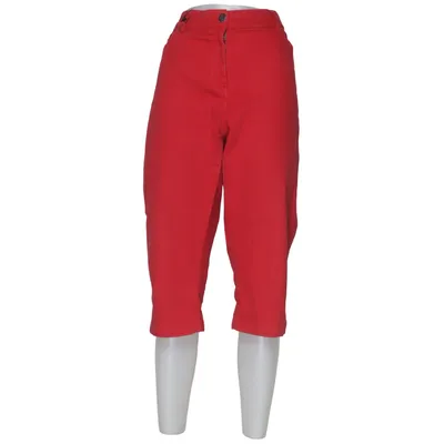 Pantacourt (Rouge) de XLNT Woman Coton, Élasthane