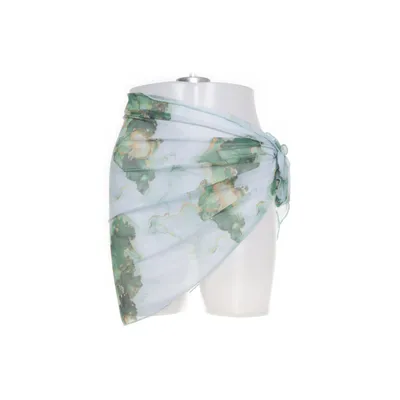 Sarong (Grön, Blå) Elastan, Polyester