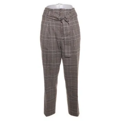 Byxor (Beige, Flerfärgad) från Second Female Elastan, Polyester, Viskos