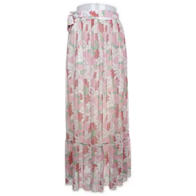 Maxi nederdel (Pink, Flerfarvet) fra Rich & Royal Polyester