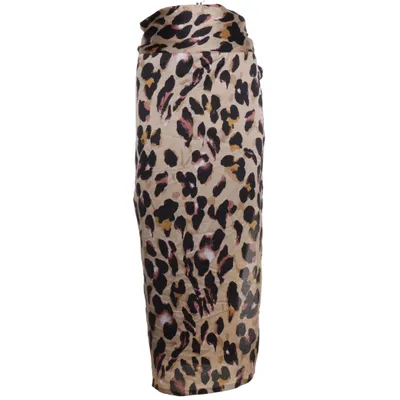 Wrap skirt (Beige, Black, Multicolored) from Never Fully Dressed Polyester