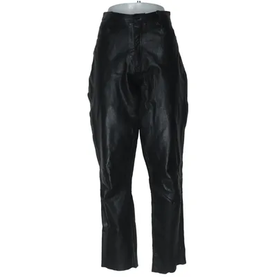 Leren broek (Zwart) van VILA