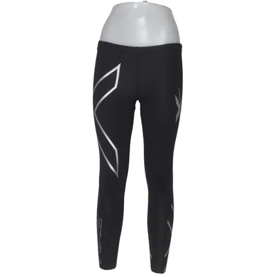 Træningsleggings (Sort, Hvid) fra 2XU Elastan, Polyamid
