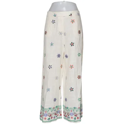Palazzobyxor (Beige, Flerfärgad) från Zara Linne, Polyester, Viskos