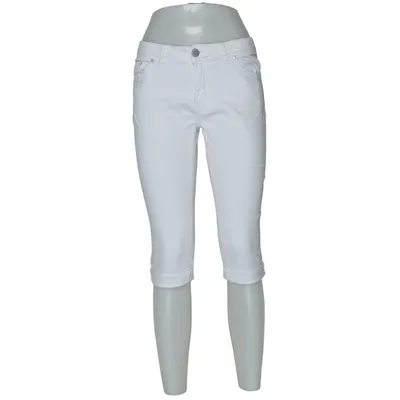 Three-quarter pants (White) from Hailys Cotton, Elastane, Polyester